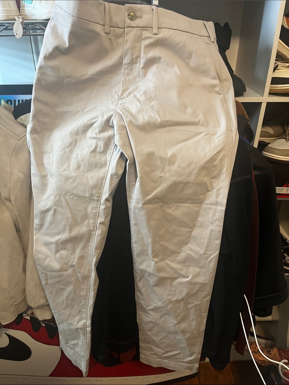 2 Express 30x30 Men's Chinos in Light Khaki/Black Jeans